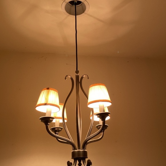 Small Chandelier. New in Box. Nickel Finish. - Picture 6 of 6